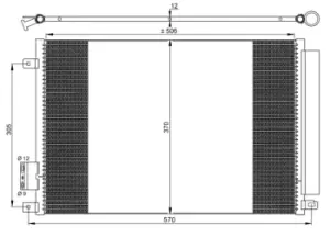 Image of NRF 35753 Air Conditioning Condenser OE 51786211,51930033,51786211,51786211