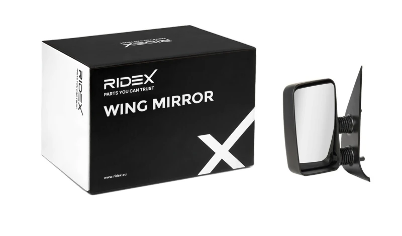 Image of RIDEX 50O0166 Wing mirror Left, for manual mirror adjustment, adjustable Outside Mirror (50)