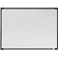 image of Nobo Small Wall Mountable Magnetic Whiteboard 1903772 Lacquered Steel Assorted Two Tone Frame 585 x 430 mm White