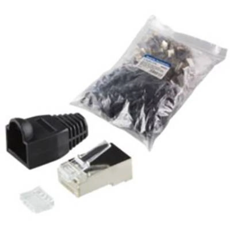 Image of Logilink LogiLink MP0022 LogiLink MP0022 N/A MP0022 Plug, straight Pins: 8P8C Black 100 pc(s) MP0022 Plug, straight Pins: 8P8C Black 100 pc(s) MP0022