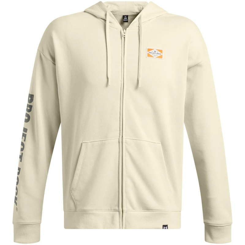 Image of Under Armour Mens Full-Zip Hoodie Brown male XS