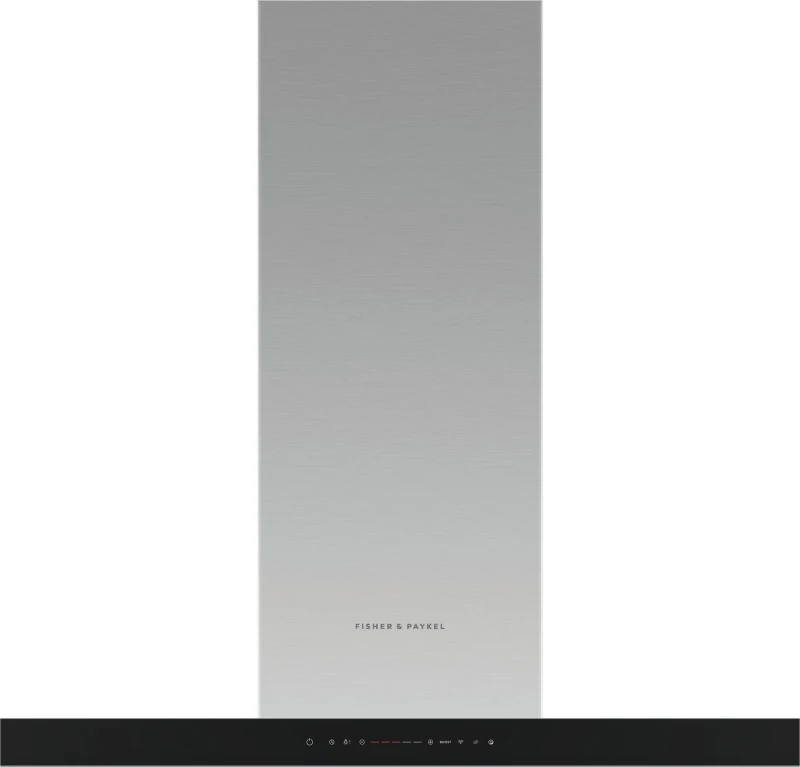 Image of Fisher & Paykel Series 7 Contemporary HC90BCXB4 WiFi Connected 90cm Chimney Cooker Hood - Stainless Steel / Black, Stainless Steel