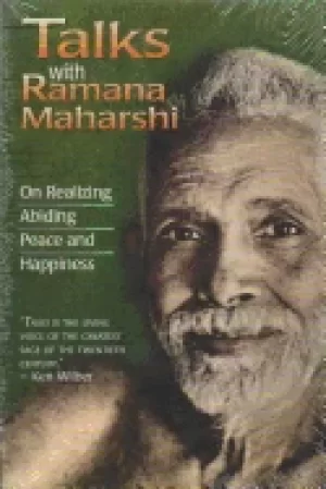 Image of talks with ramana maharshi on realizing abiding peace and happiness