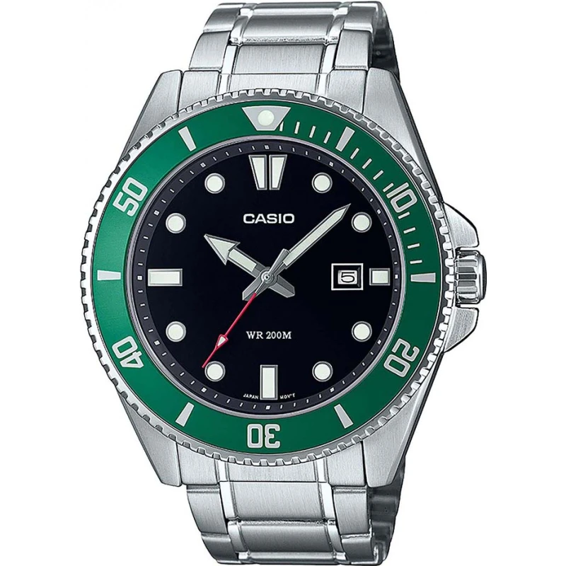 Image of Casio MDV-107D-3AVEF Diver Collection (46.3mm) Black Watch