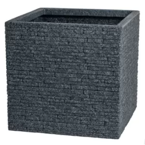 image of Strata Small Square Slate Planter