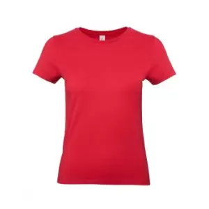 Image of B&C Womens/Ladies #E190 Tee (3XL) (Red)