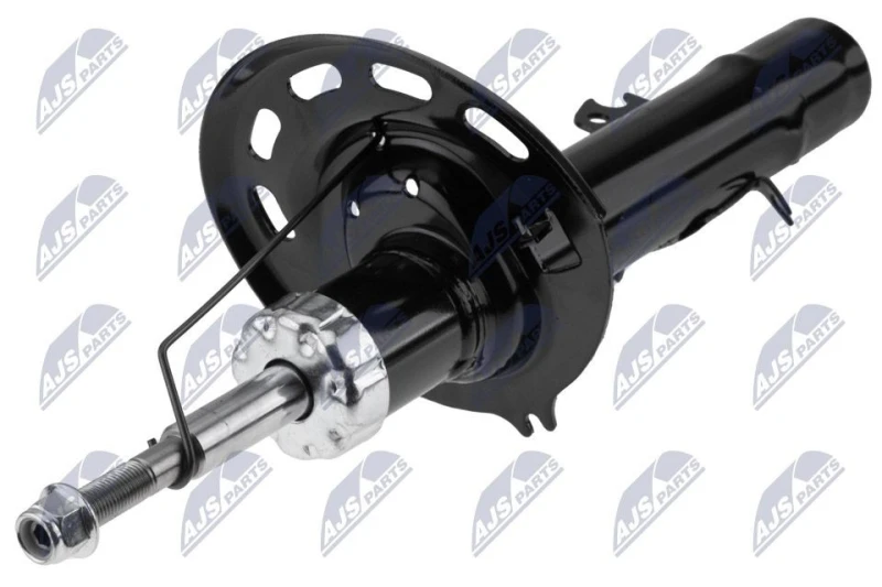 Image of NTY A-CT-072 Shock absorber Front Axle Left, Gas Pressure, Twin-Tube, Suspension Strut, Bottom Clamp Shock Absorber (854)