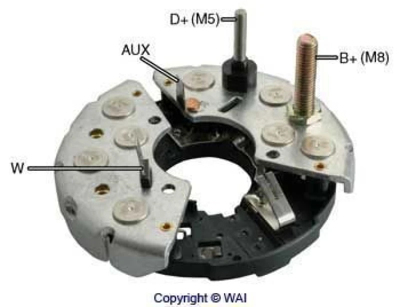 Image of Rectifier, alternator WAI IBR324