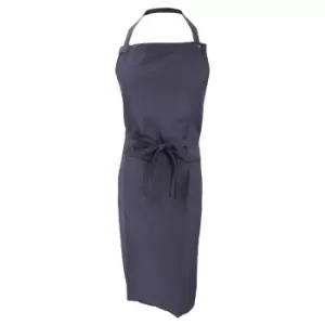 Image of Jassz Bistro Unisex Bib Apron With Pocket / Barwear (Pack of 2) (One Size) (Navy Blue)