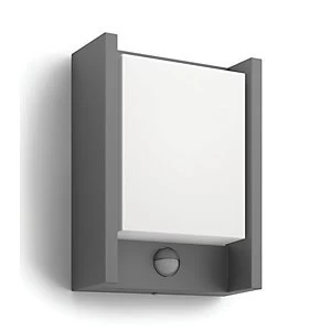 Image of Philips Arbour LED Wall Lantern with PIR - 6W