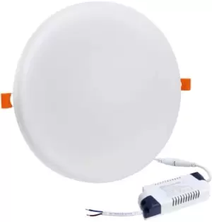Image of ENER-J 18W 6000K Round Frameless LED Panel Downlight 4 Pack