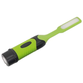 Image of Sealey LED051G 6 SMD LED Magnetic Flexi-Head Pocket Light - Green