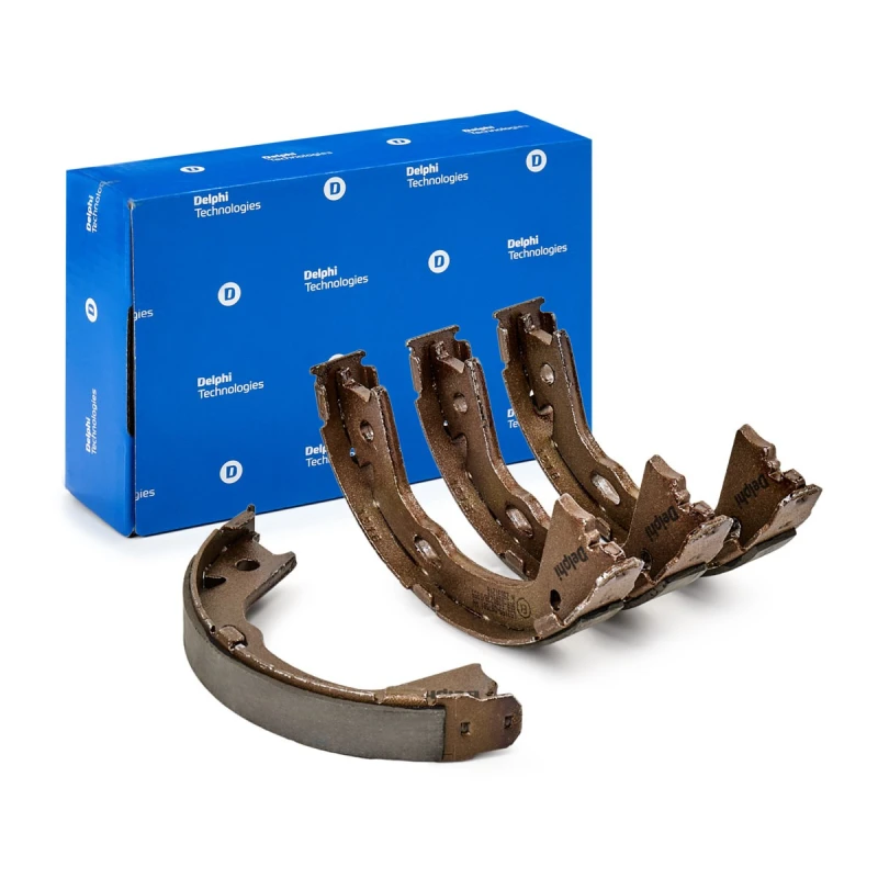 Image of DELPHI Handbrake shoes DELPHI LS2153