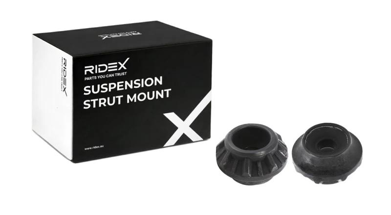 Image of RIDEX 1180S0933 Top strut mount Rear Axle both sides Suspension Strut Support Bearing (1180)