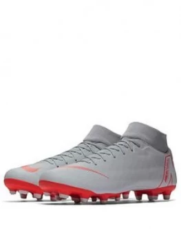 Image of Nike Mens Mercurial Superfly 6 Academy Mg Football Boot Wolf Grey Size 10 Men
