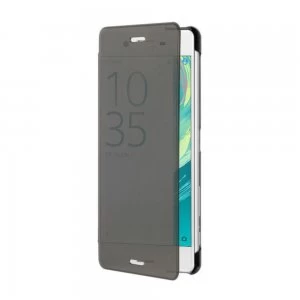 image of Sony Xperia X Compact Pro-2 Book Case - Black Shell