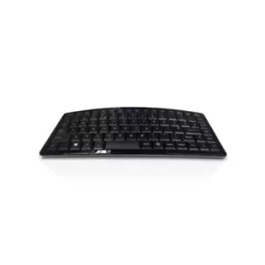 image of Accuratus Curve keyboard RF Wireless + USB QWERTY UK International Black