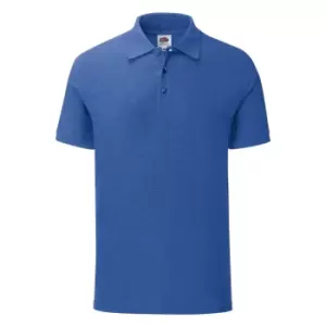 Image of Fruit Of The Loom Mens Iconic Pique Polo Shirt (3XL) (Heather Royal)