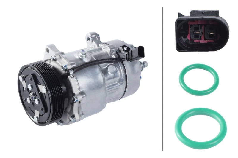 Image of HELLA Air conditioning compressor HELLA 8FK 366 201-151