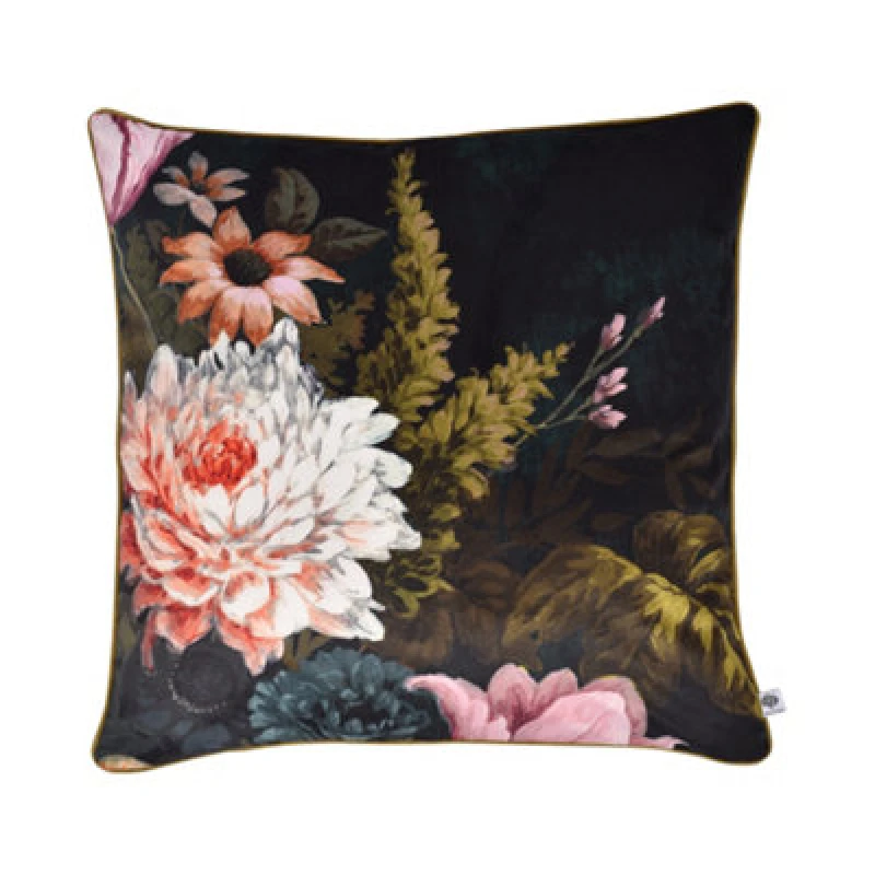 Image of Appletree 'Kennington' Luxe Velvet Filled Cushion Multi