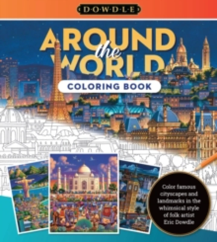 Image of Around the World Coloring Book. Paperback. By Eric Dowdle Books