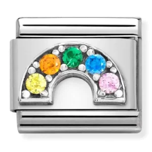 Image of Nomination CLASSIC Rainbow Crystal Charm 330323/01