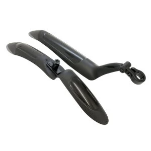 Image of ETC Front Sus/Seatpost Rear Economic Mudguards Black