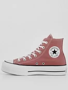 image of Converse Chuck Taylor All Star Lift - Pink, Size 6, Women