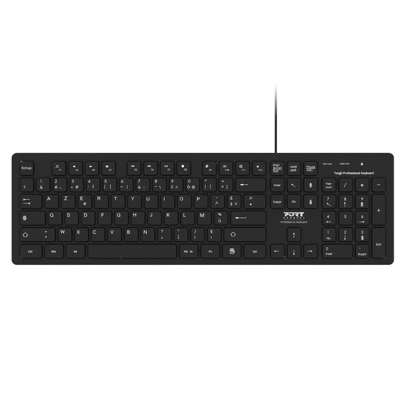 Image of PORT DESIGNS Port Designs 900752-UK keyboard Universal USB QWERTY UK English Black 900752-UK