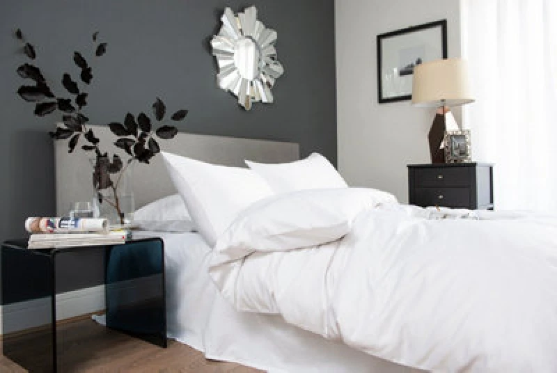 Image of The Lyndon Company The Lyndon Company 800 Thread Count 100% Cotton Luxury Hotel Quality Fitted Sheets in White Size: Single Fitted White Single Fitt