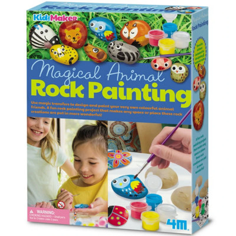 Image of Kidzmaker Animal Rock Painting