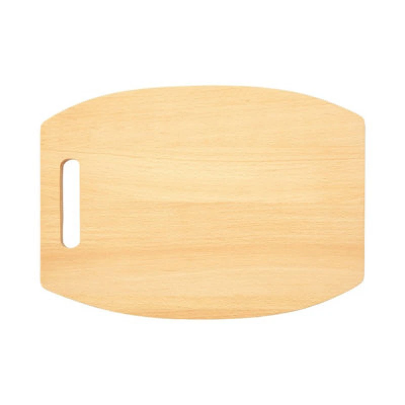 Image of Premier Housewares Wooden Chopping Boards Curved Rectangle Chopping Board Natural