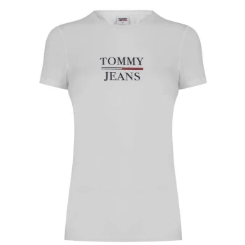 Image of Tommy Jeans Tommy Jeans Skinny Essential T Shirt - White