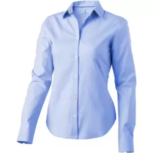 image of Elevate Vaillant Long Sleeve Ladies Shirt (L) (Light Blue)