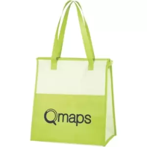 image of Bullet Striped Shopper (One Size) (Green)