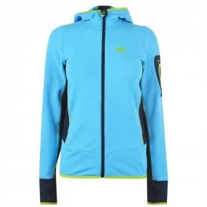 image of Millet Rutor Full Zip Fleece Top Ladies - Light Blue/Orio