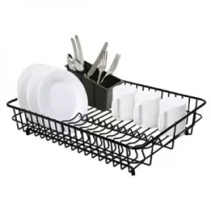 image of Delfinware Large Dish Drainer Black