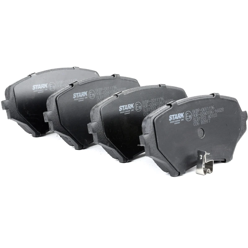 Image of RIDEX 402B0632 Brake pad set Front Axle, not prepared for wear warning indicator Brake Pad Set,disc brake (402)