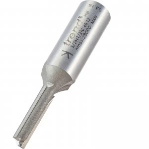 Image of Trend Professional Two Flute Straight Router Cutter 6mm 25mm 1/2"