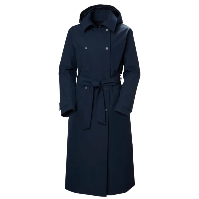 Image of Helly Hansen Womens long jacket Helly Hansen Avenue Trench Bleu Female L