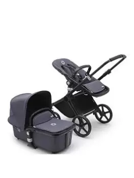 Image of Bugaboo Bugaboo Fox Cub Complete Black/Stormy Blue-Stormy Blue