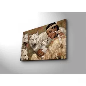 Image of 4570NTVC-7 Multicolor Decorative Canvas Painting