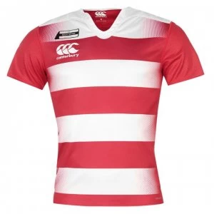 image of Canterbury Hoop Challenger Jersey Mens - Red/White