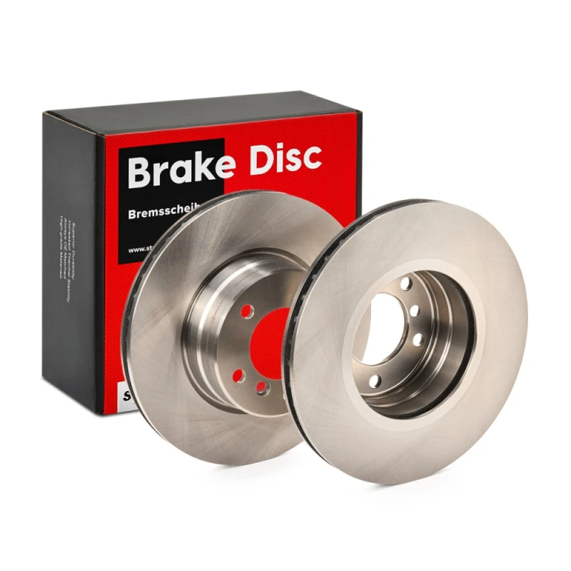 Image of STARK SKBD-0020195 Brake disc Front Axle, Vented, Cast Iron, Uncoated, Untreated, without bolts/screws Cast Iron Brake Disc (82)