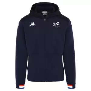 Image of 2022 Alpine Team Hooded Zip Sweater (Black)