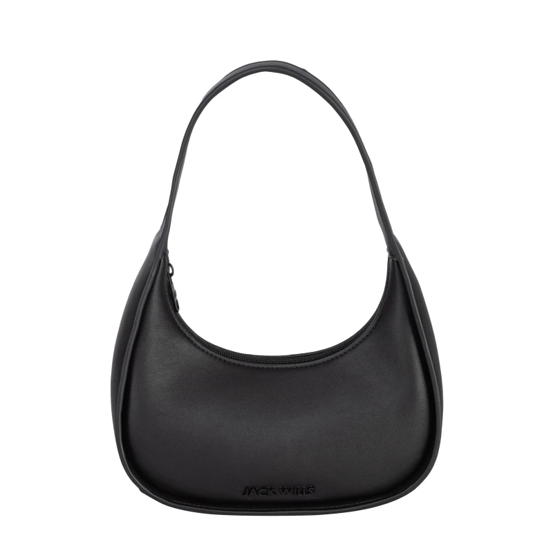 Image of Jack Wills Wide Strap Shoulder Bag - Black One Size
