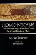 Image of homo necans the anthropology of ancient greek sacrificial ritual and myth