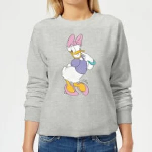 Image of Disney Daisy Duck Classic Womens Sweatshirt - Grey - M