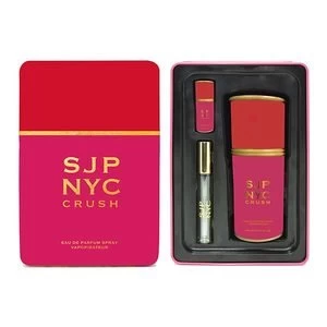 Image of Sarah Jessica Parker SJP NYC Crush Gift Set 100ml Eau de Parfum + 5ml Eau de Parfum + 10ml Rollerball