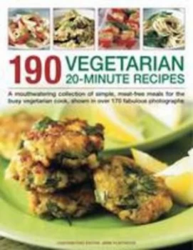 Image of 190 Vegetarian 20-Minute Recipes by Jenni Fleetwood Paperback